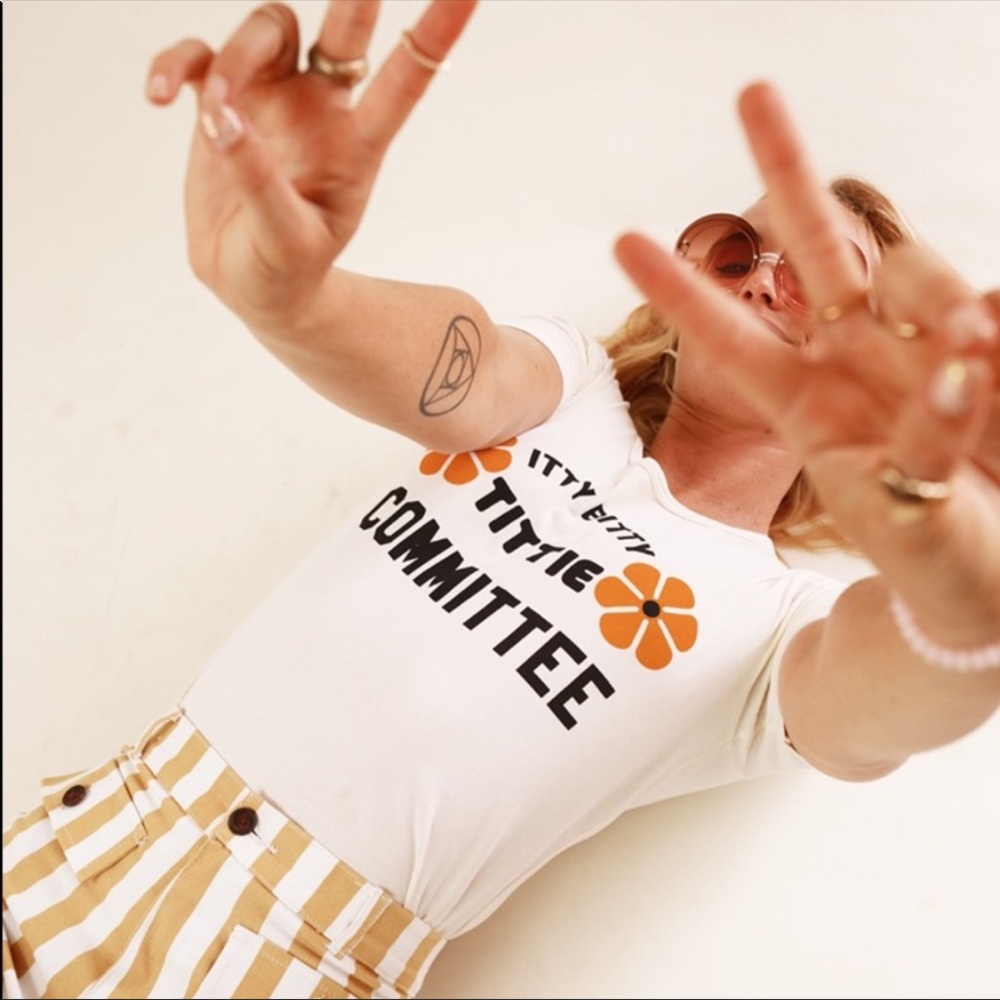 SUGARHIGH LOVESTONED Itty Bitty Tittie Committee Tee